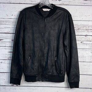 H&M Black Bomber Jacket for Men